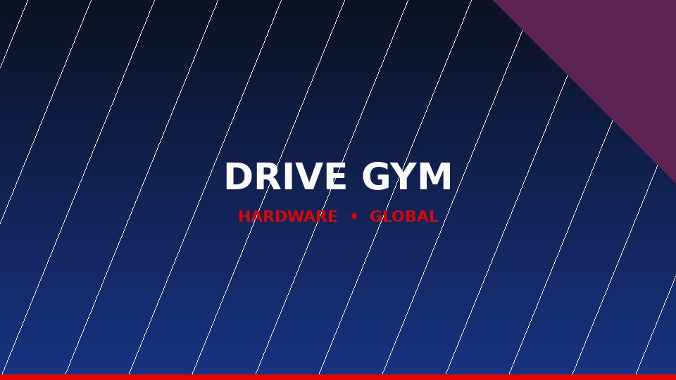Drive Gym cover banner