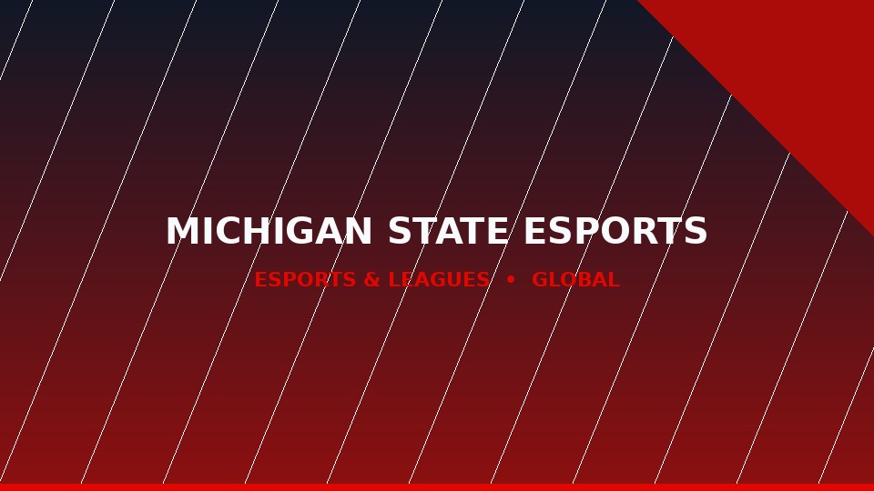 Michigan State Esports cover banner