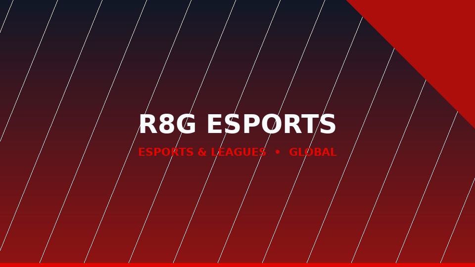 R8G Esports cover banner