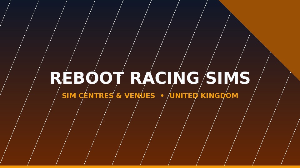 Reboot Racing Sims cover banner