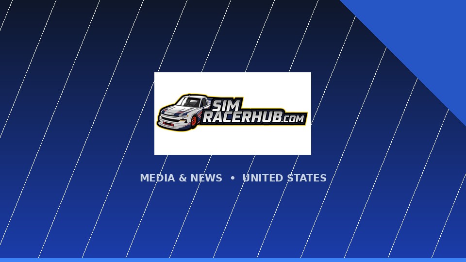 SimRacer Hub cover banner
