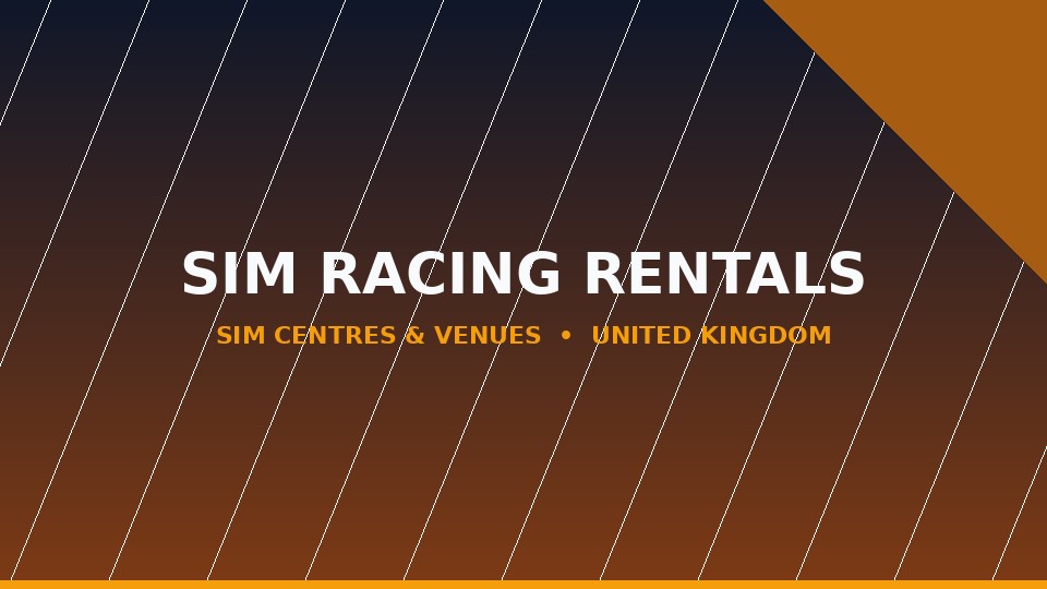 Sim Racing Rentals cover banner