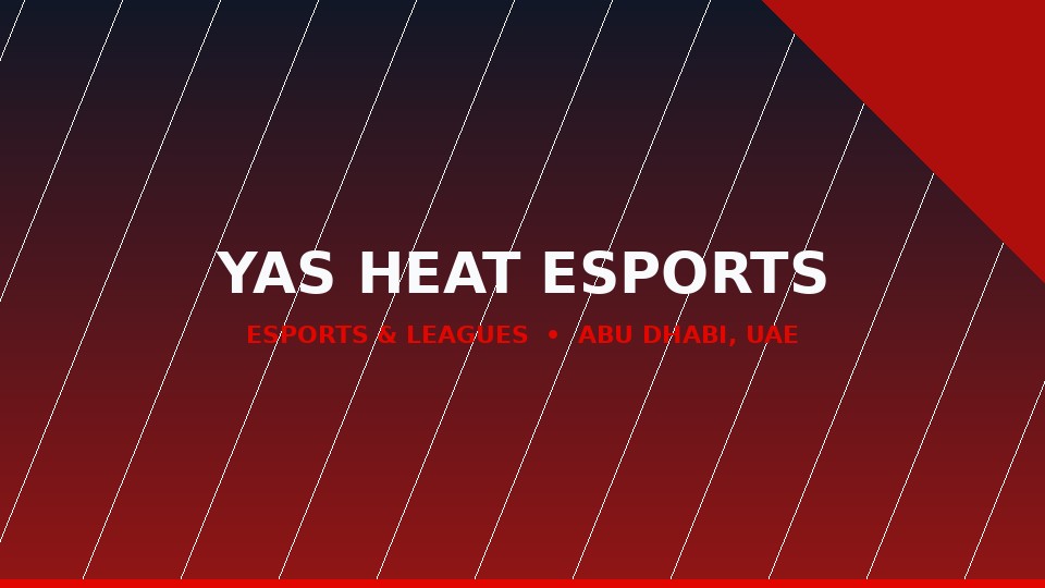 Yas Heat Esports cover banner