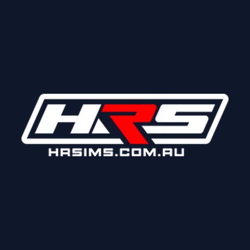 Hybrid Racing Simulations (HRS) logo