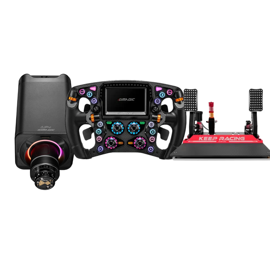 Simagic Alpha Evo Ultra 28nm + Zeus Formula & Magicdash 4 & Magicdash4+ P2000 2 pedals